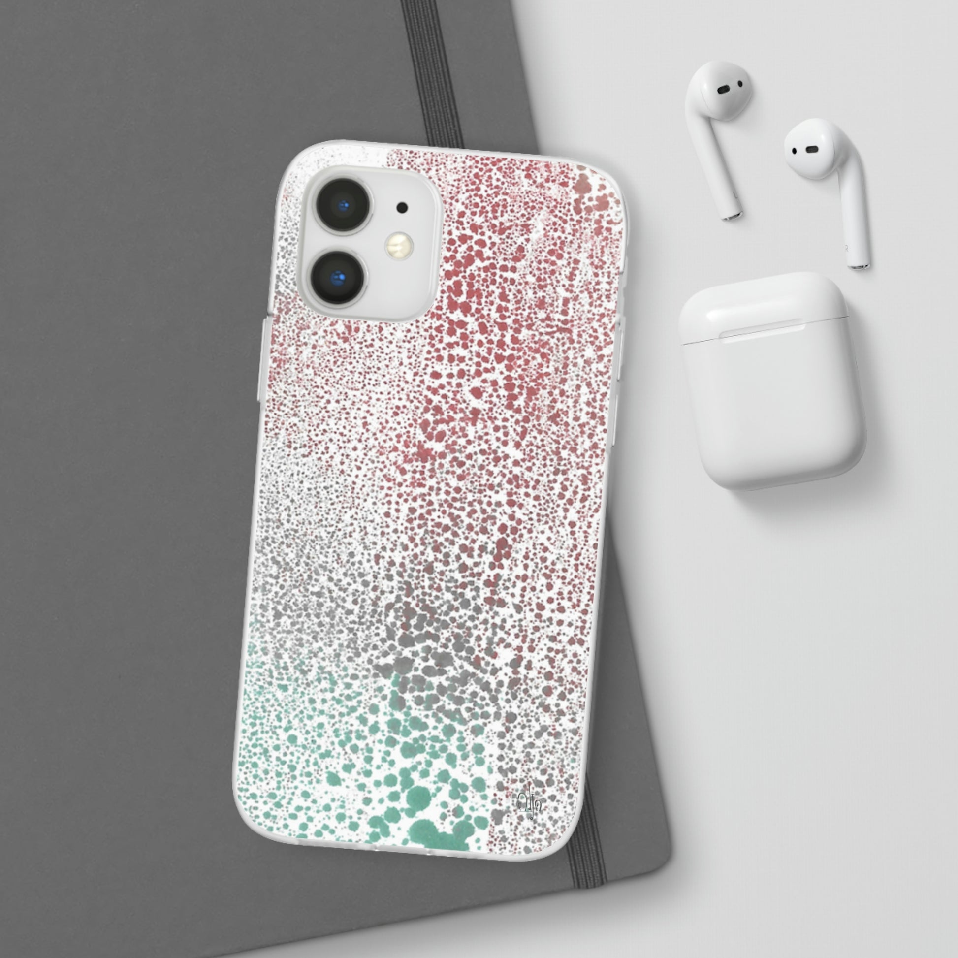 iPhone and Samsung Galaxy Flexi Phone Case Gradient Drip - Alja Design