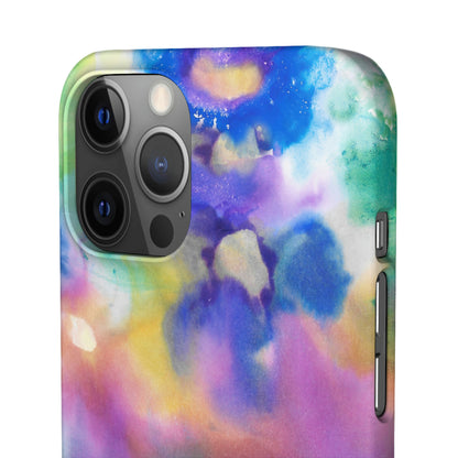 iPhone Samsung Galaxy Pixel5G Snap Case Phone Case Euphoric Colors