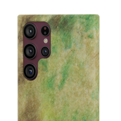 iPhone Samsung Galaxy Pixel5G Snap Case Phone Case Green Marble