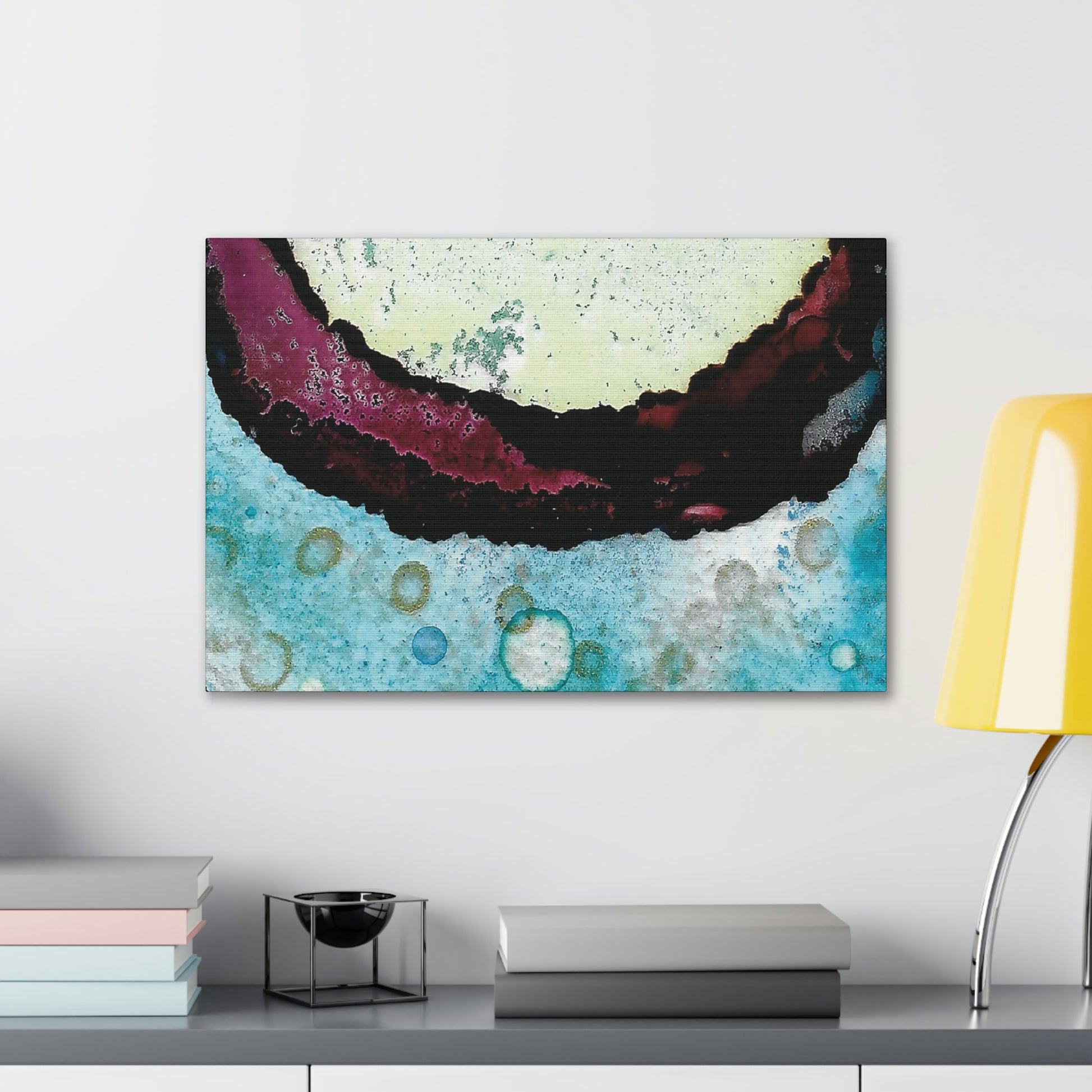 Inner Space 7 Canvas Print - Alja Design