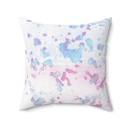 Mineral Splashes Square Pillow - Alja Design