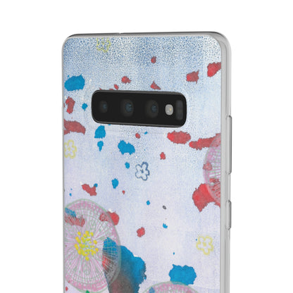 iPhone and Samsung Galaxy Flexi Phone Case Dandelion Party - Alja Design