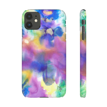 iPhone Samsung Galaxy Pixel5G Snap Case Phone Case Euphoric Colors