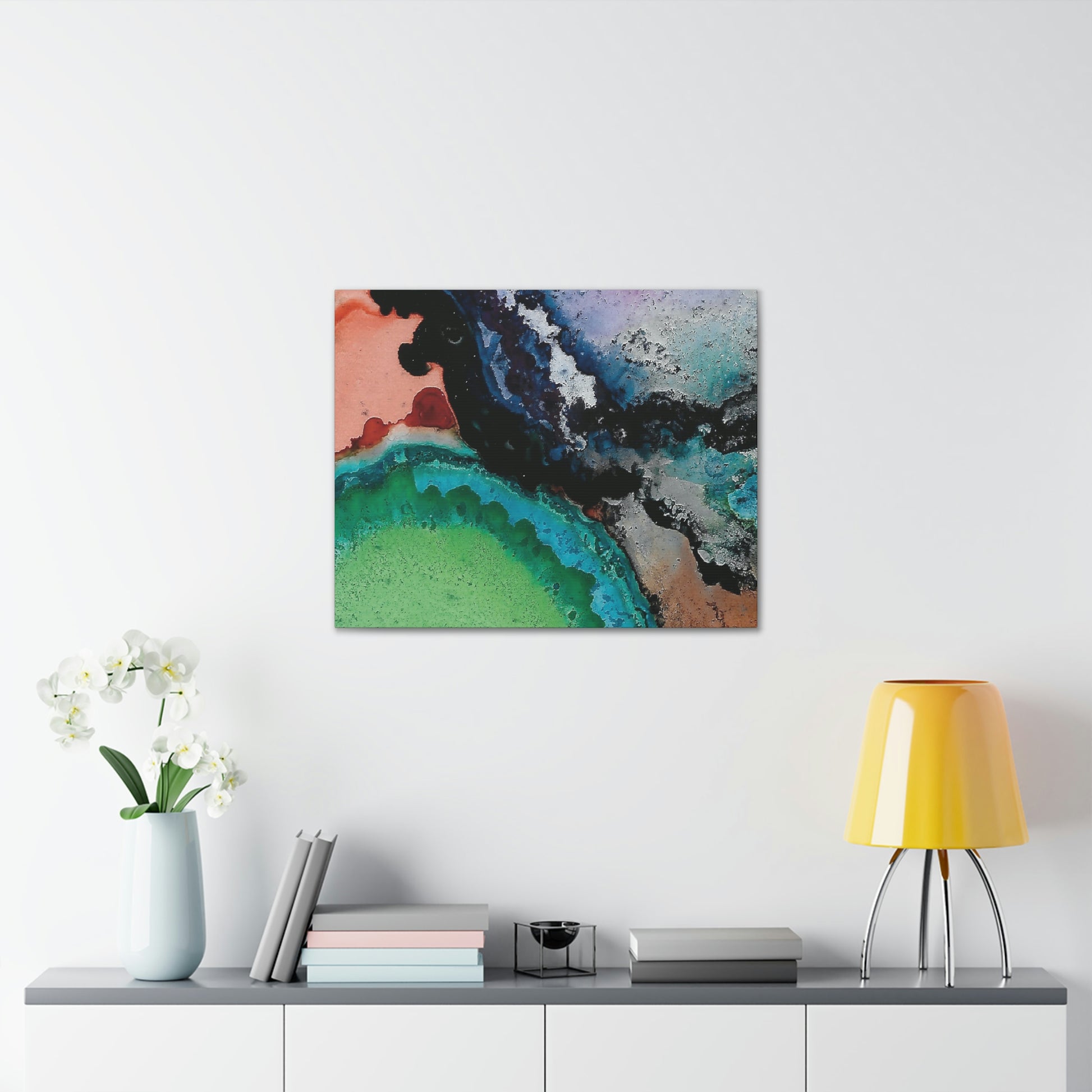 Inner Space 13 Canvas Print - Alja Design