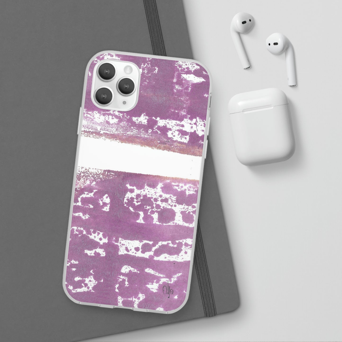 iPhone and Samsung Galaxy Flexi Phone Case Purple Horizon - Alja Design