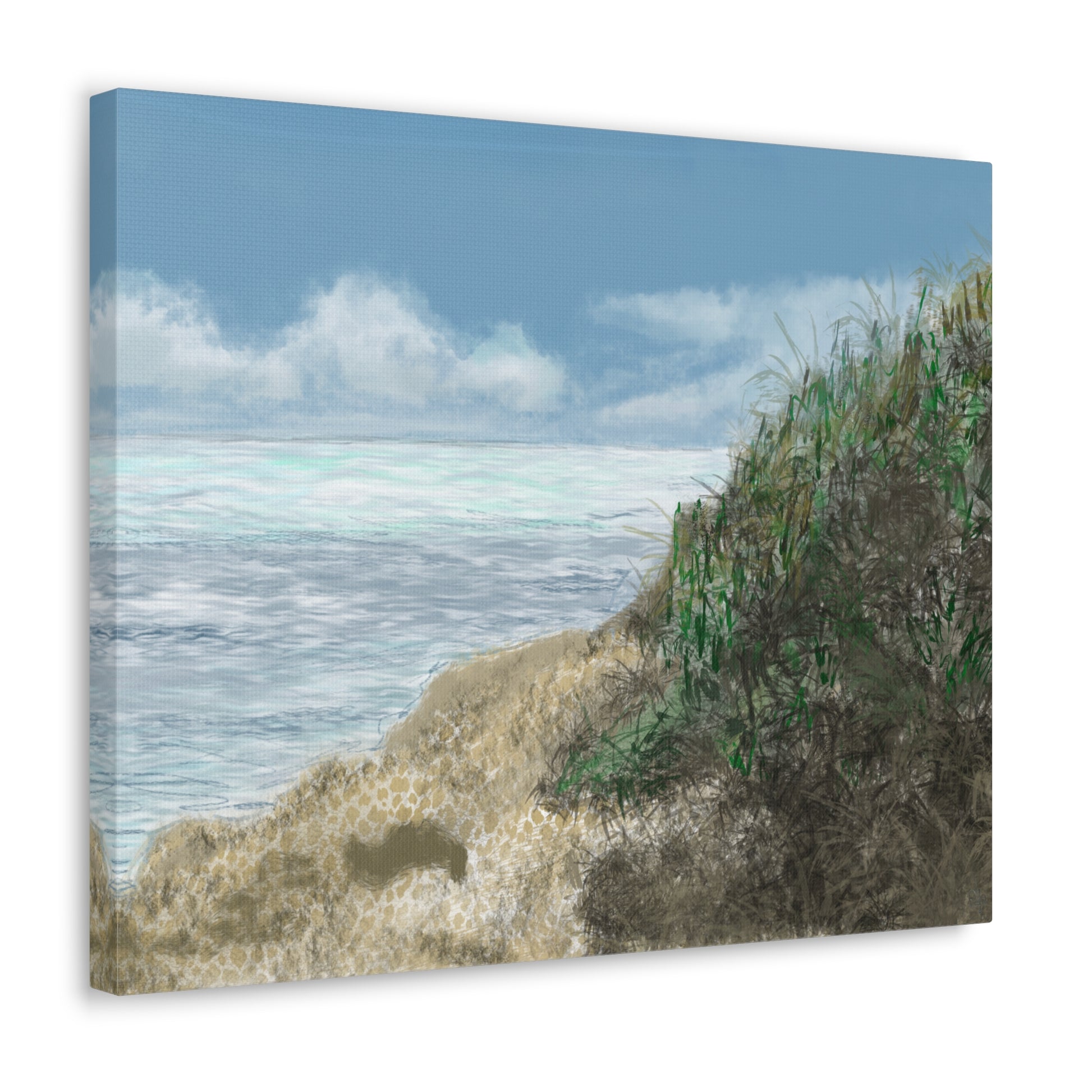 West Cliff Canvas Print - Alja Design