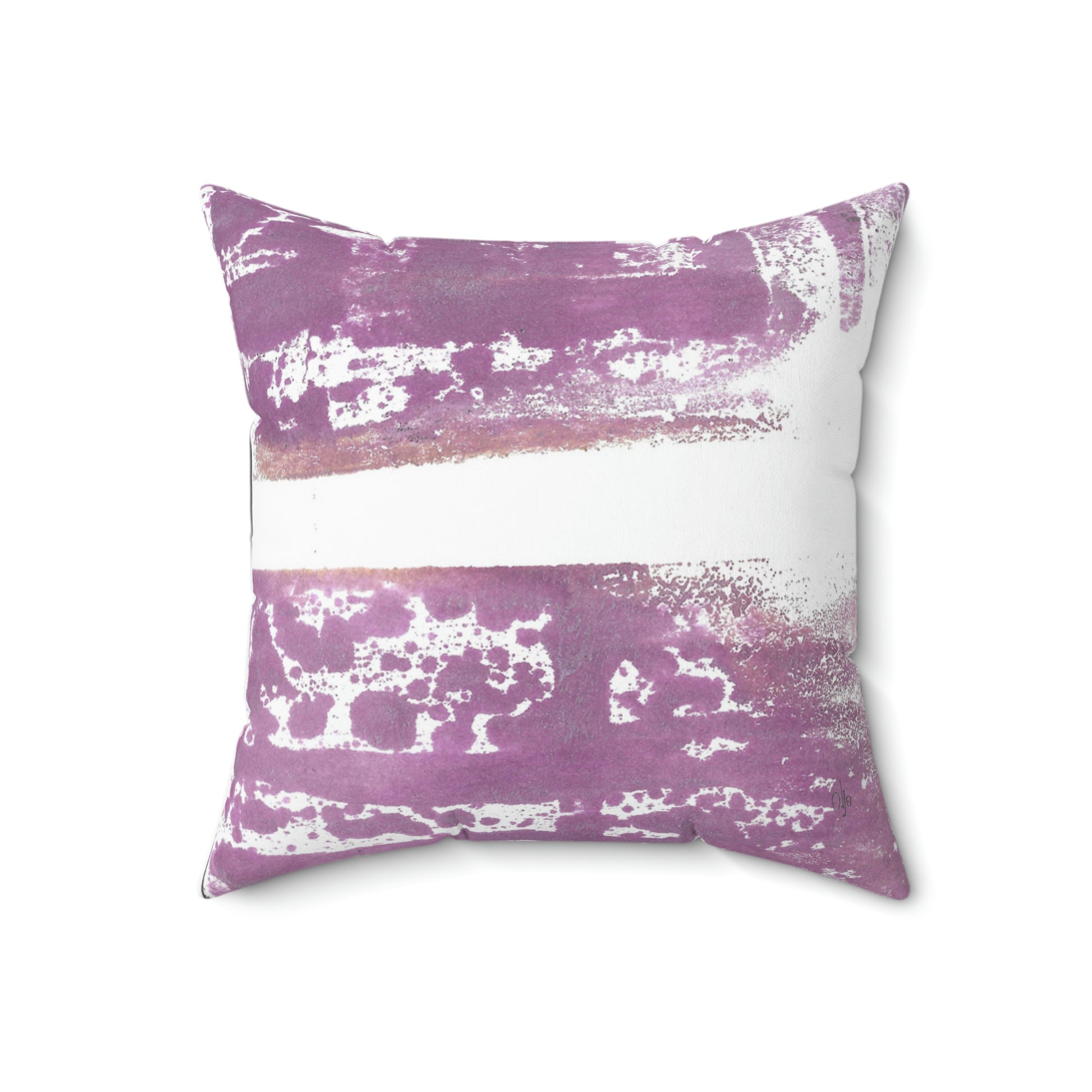 Purple Horizon Square Pillow - Alja Design