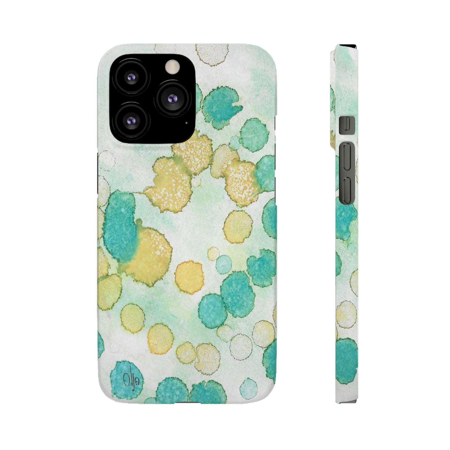 iPhone Samsung Galaxy Pixel5G Snap Case Phone Case Deep Bubbles