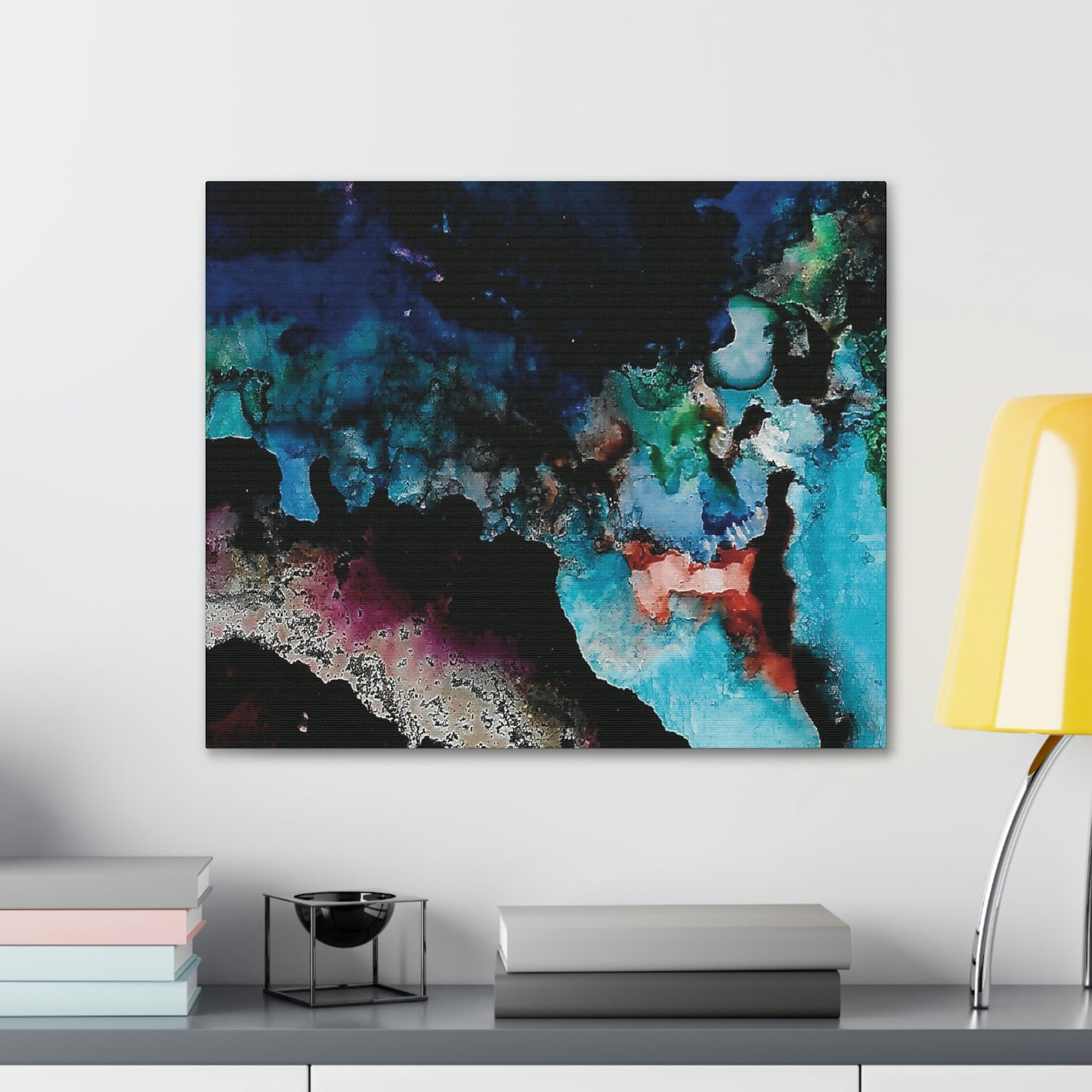 Inner Space 3 Canvas Print - Alja Design