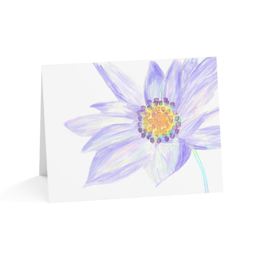Clematis Folded Greeting Card