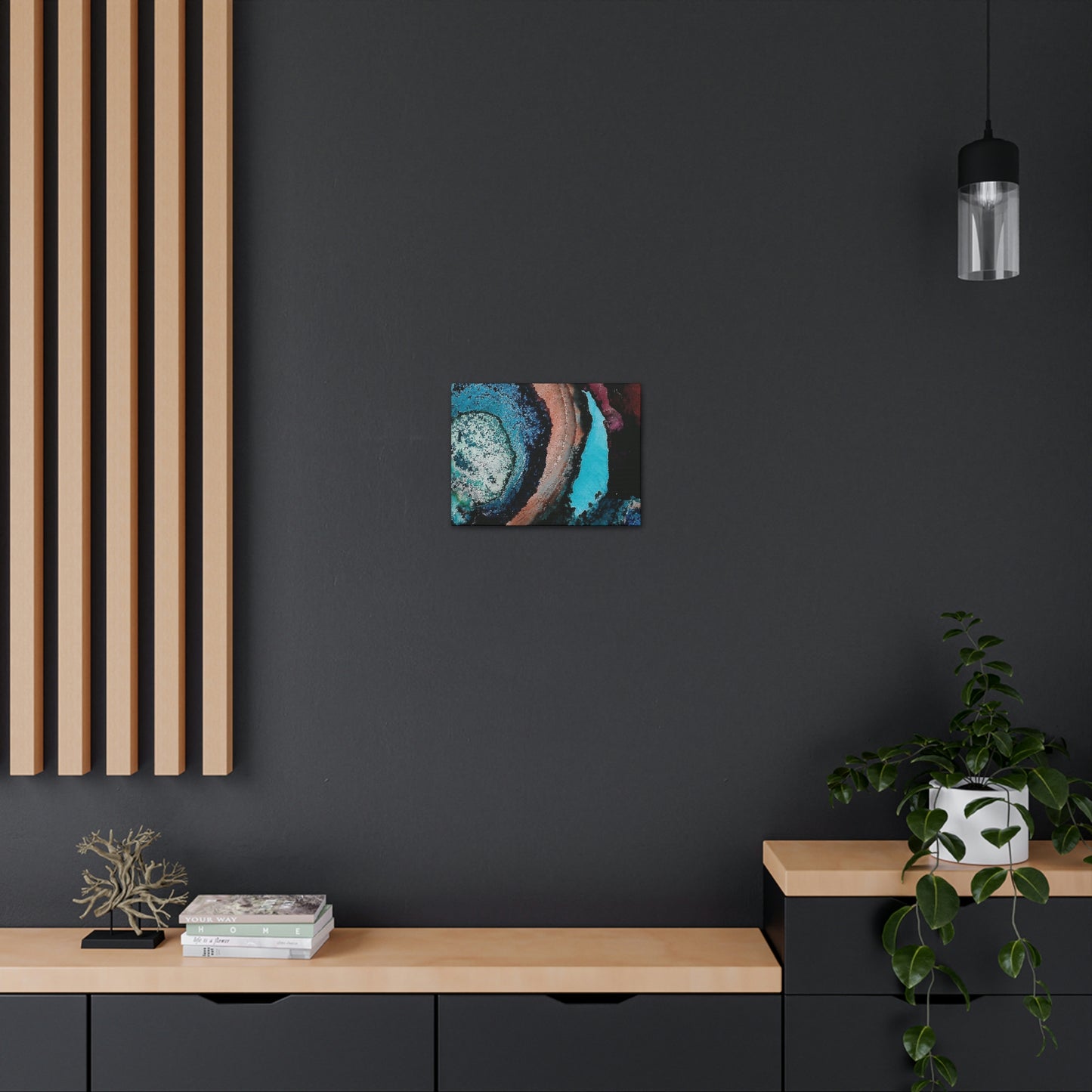 Inner Space 10 Canvas Print - Alja Design