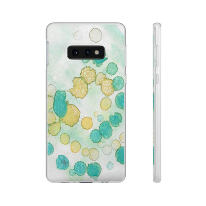 iPhone and Samsung Galaxy Flexi Phone Case Deep Bubbles - Alja Design