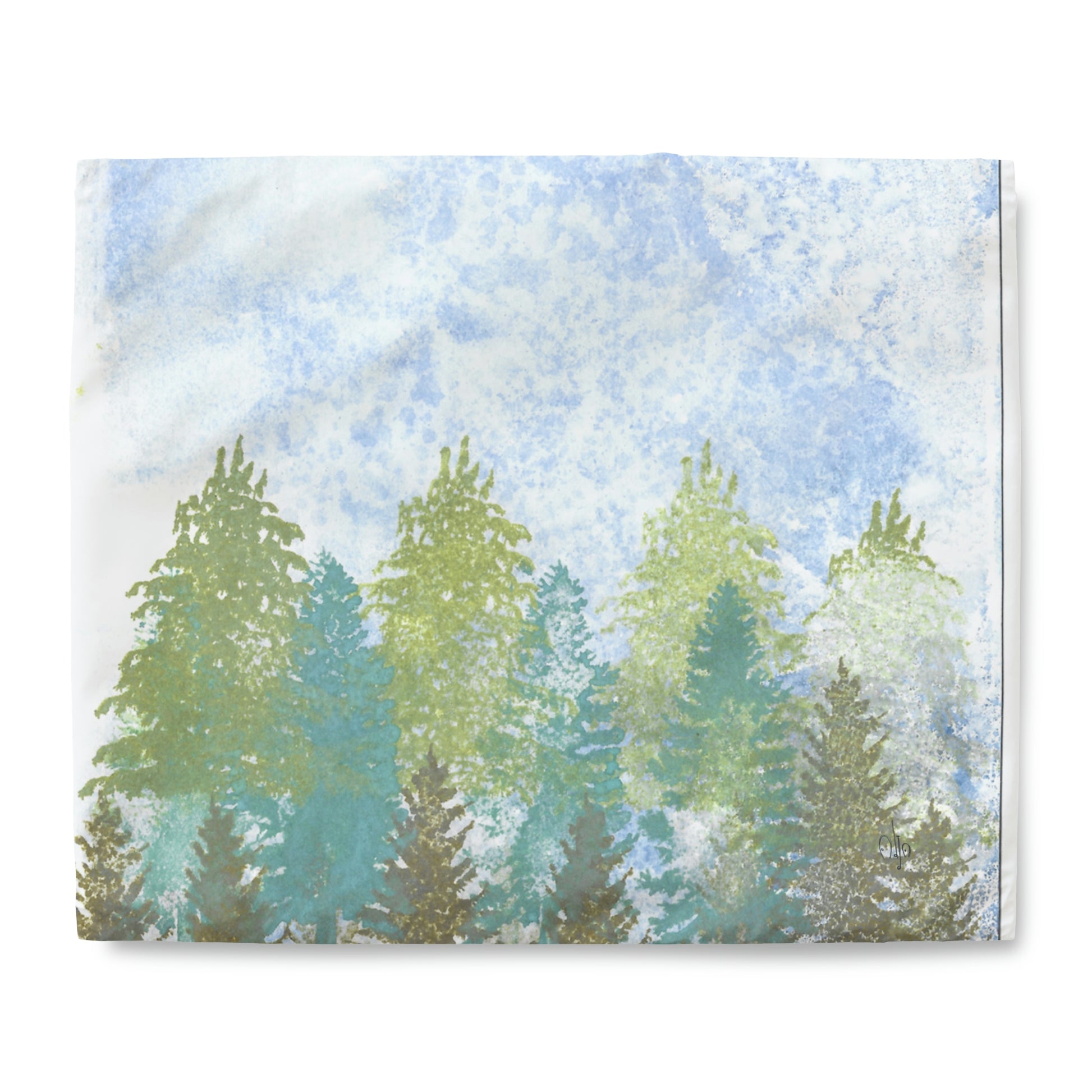 Evergreen Forest Duvet Cover - Alja Design