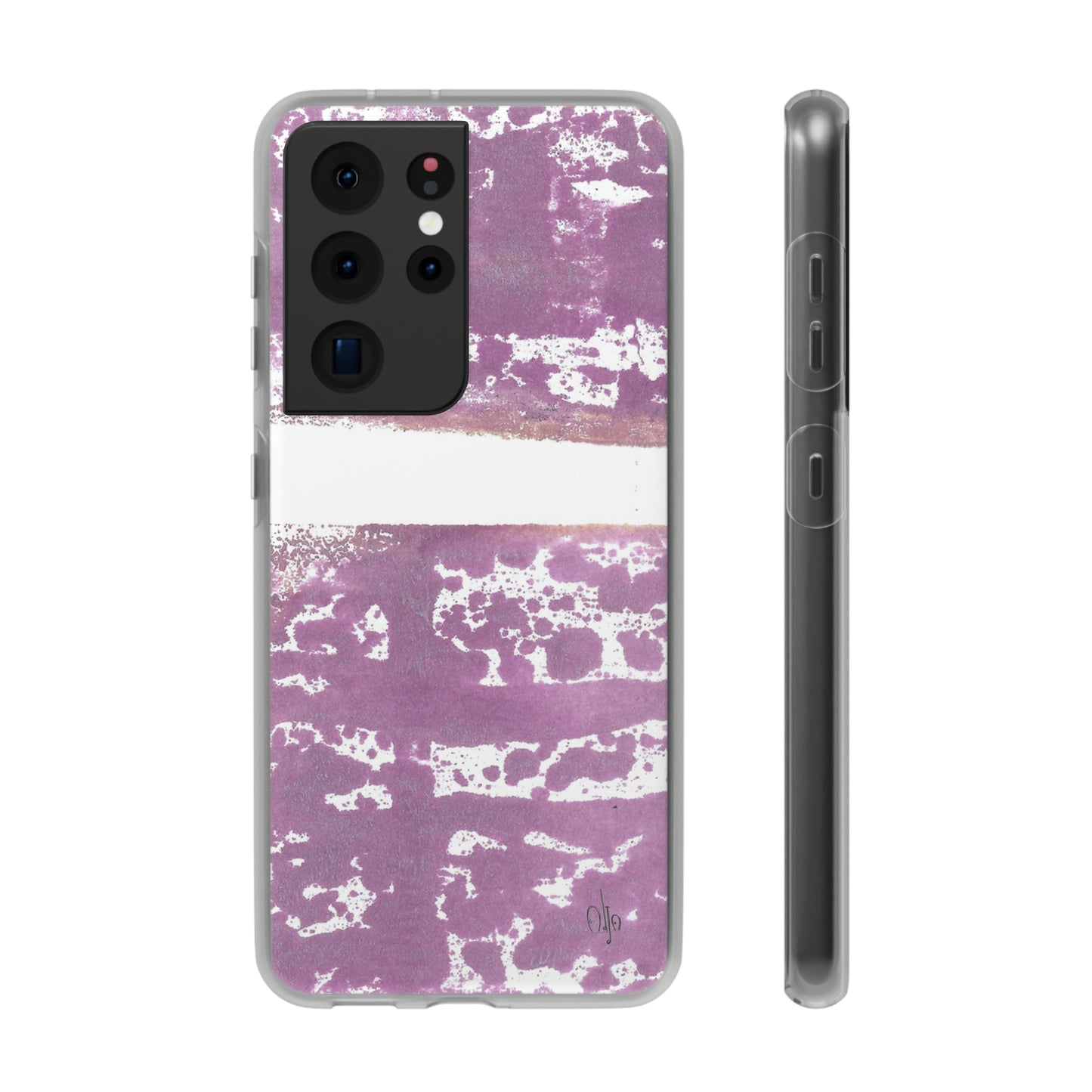 iPhone and Samsung Galaxy Flexi Phone Case Purple Horizon - Alja Design
