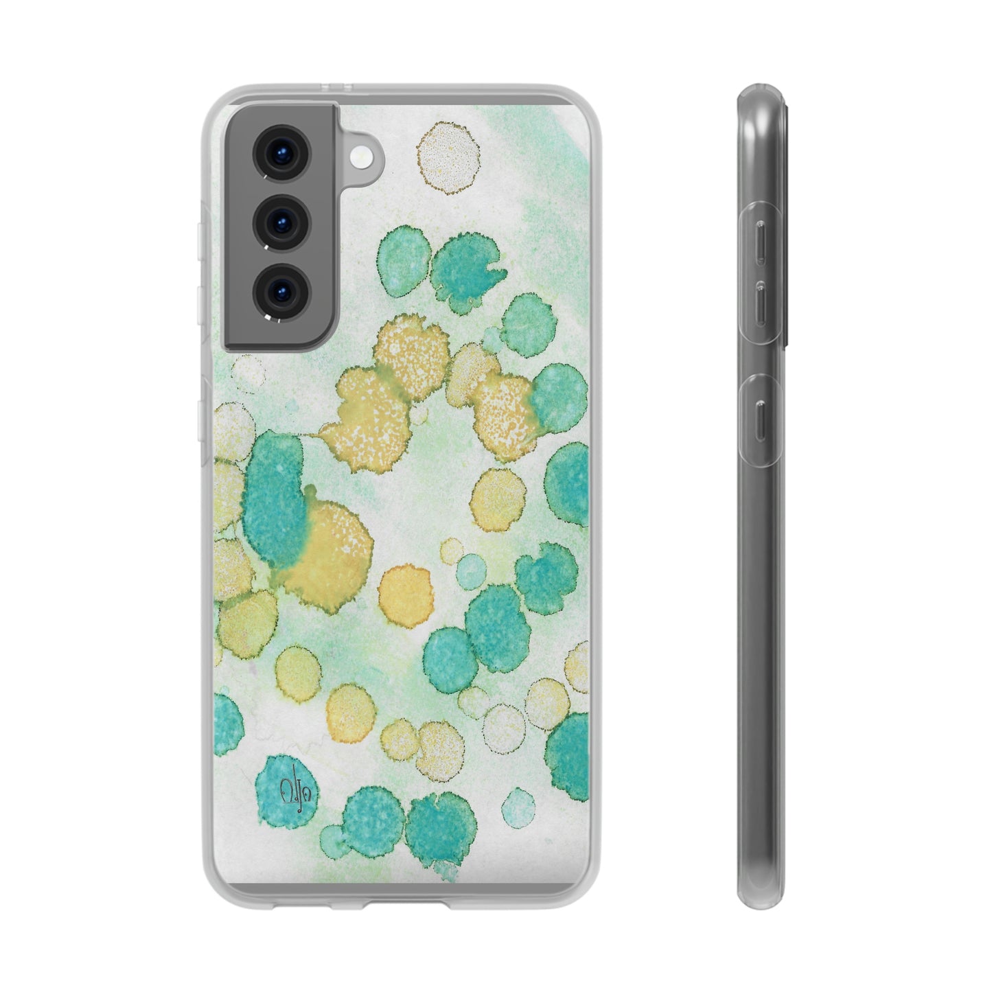 iPhone and Samsung Galaxy Flexi Phone Case Deep Bubbles - Alja Design