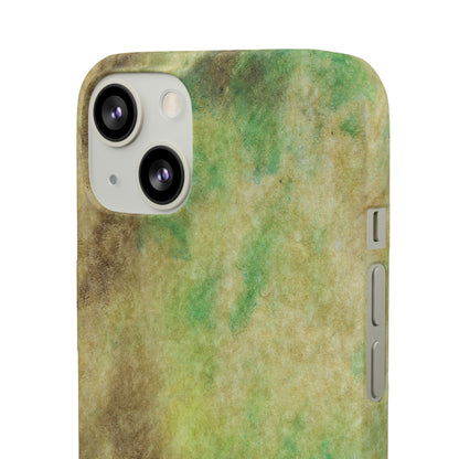 iPhone Samsung Galaxy Pixel5G Snap Case Phone Case Green Marble