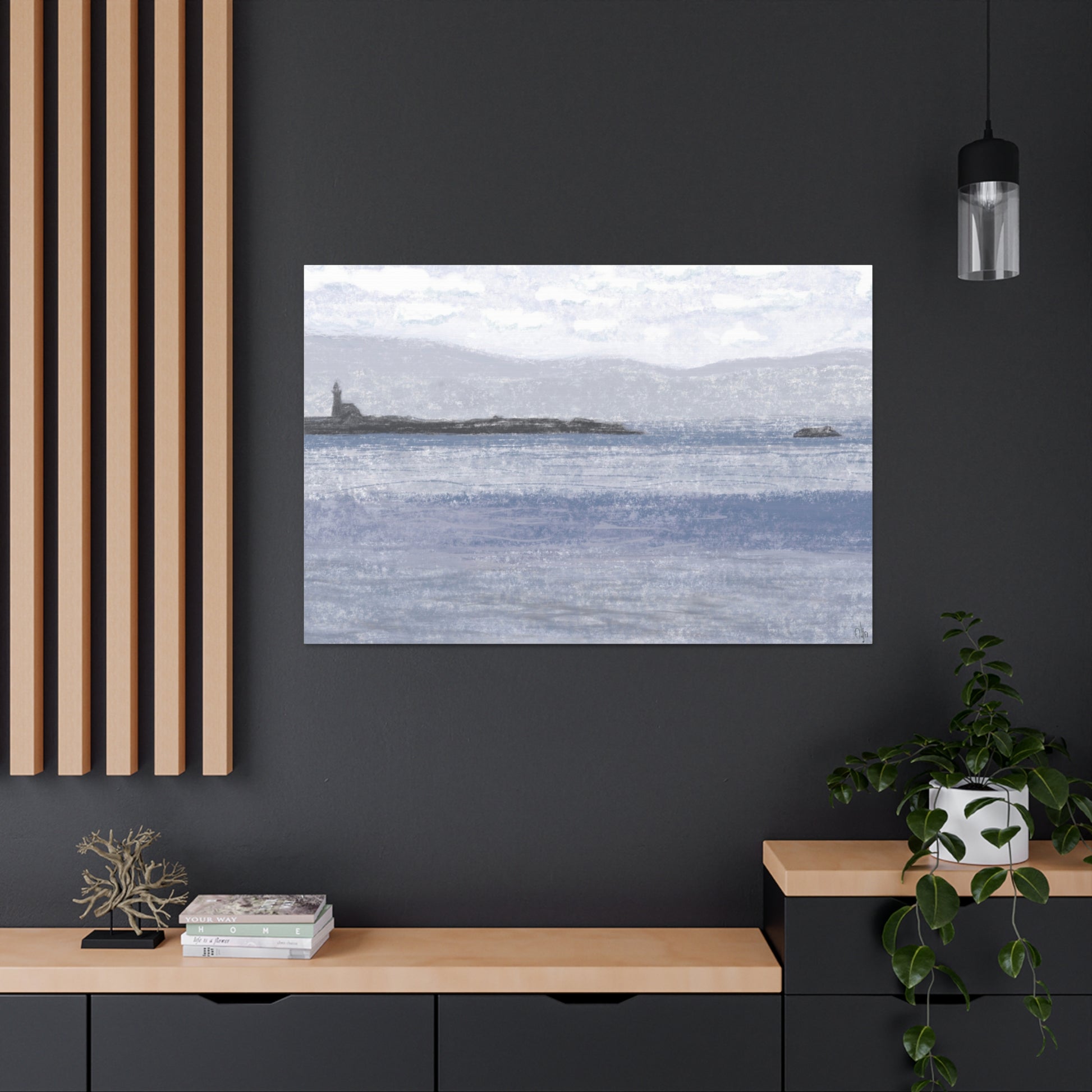 Lighthouse Point Canvas Print - Alja Design