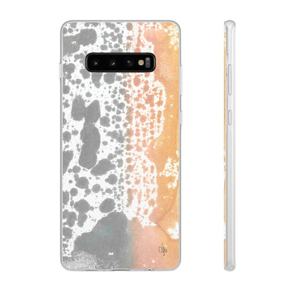 iPhone and Samsung Galaxy Flexi Phone Case Lava Waterfall - Alja Design