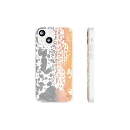 iPhone and Samsung Galaxy Flexi Phone Case Lava Waterfall - Alja Design