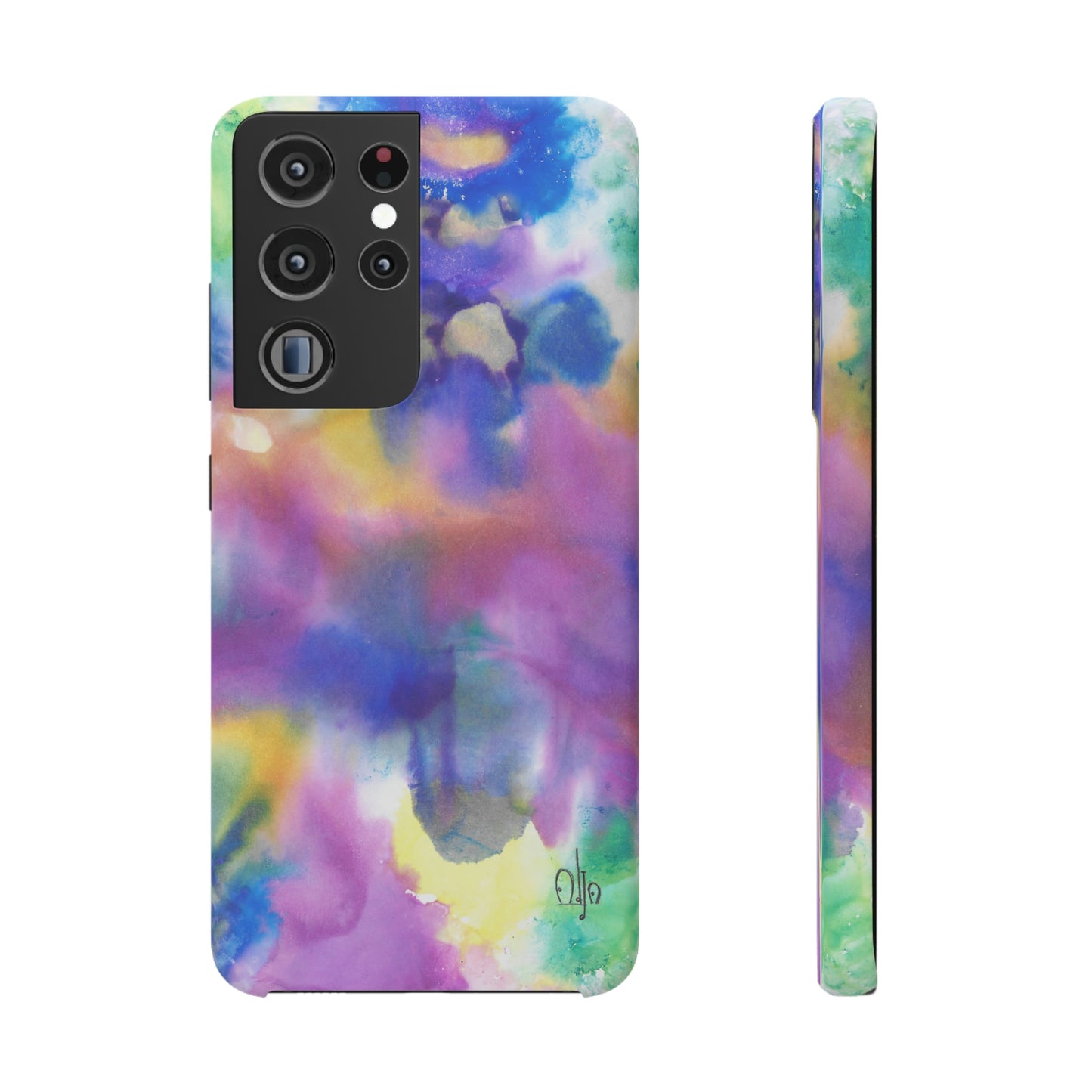 iPhone Samsung Galaxy Pixel5G Snap Case Phone Case Euphoric Colors