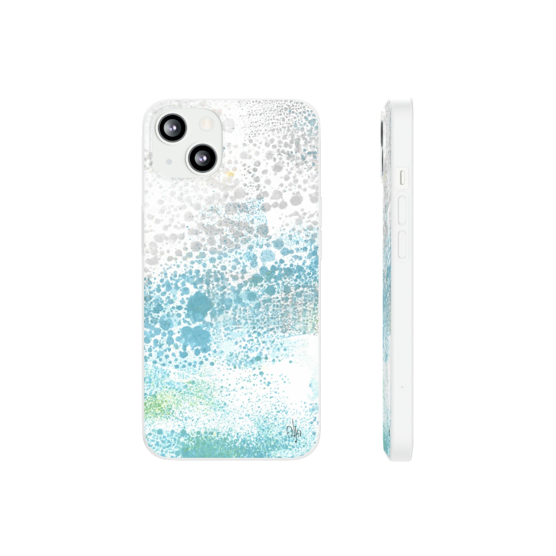 iPhone and Samsung Galaxy Flexi Phone Case Gentle Rain - Alja Design