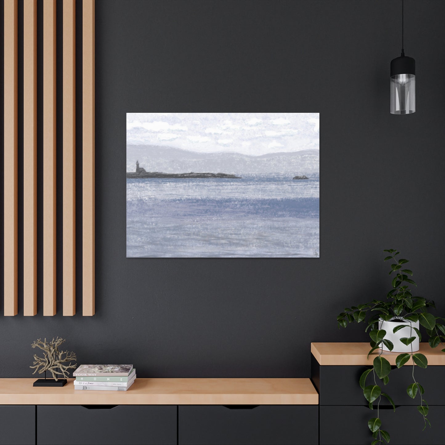 Lighthouse Point Canvas Print - Alja Design