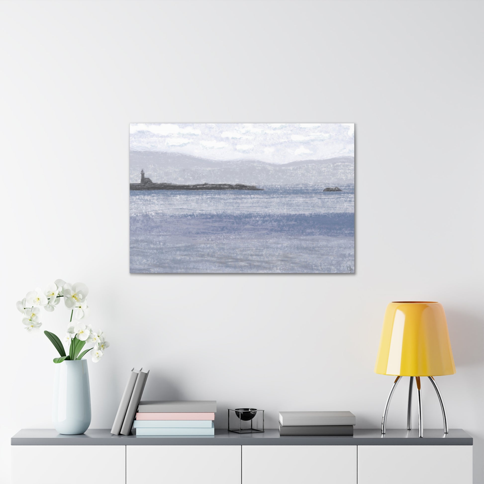 Lighthouse Point Canvas Print - Alja Design