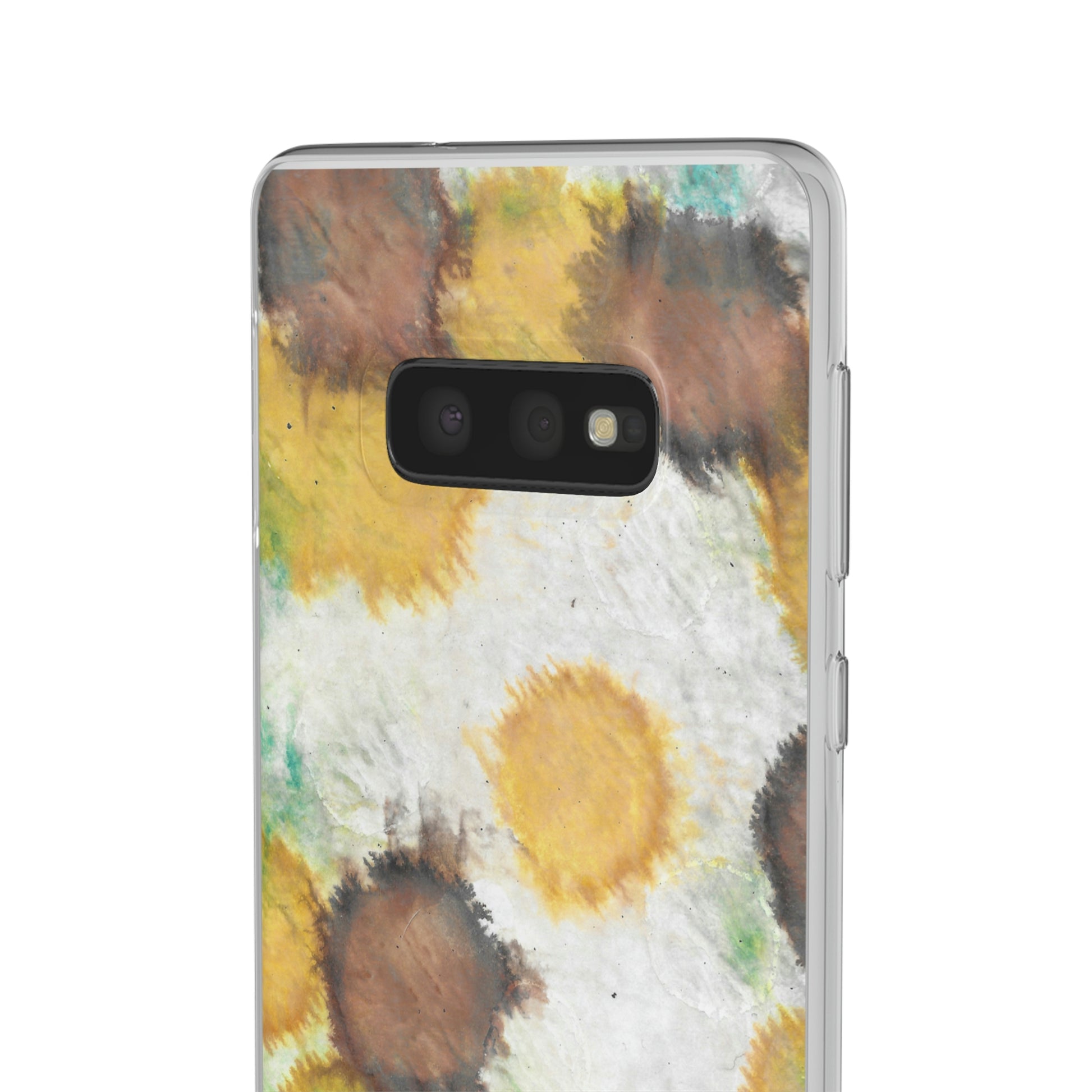 iPhone and Samsung Galaxy Flexi Phone Case Orange Cells - Alja Design