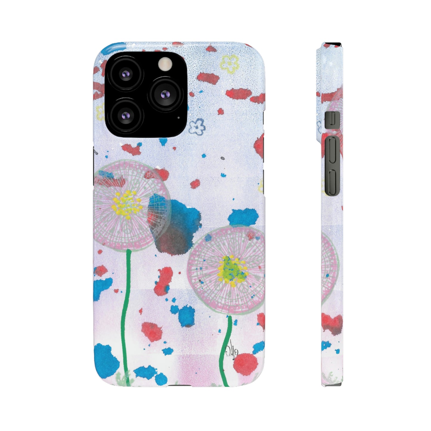 iPhone Samsung Galaxy Pixel5G Snap Case Phone Case Dandelion Party