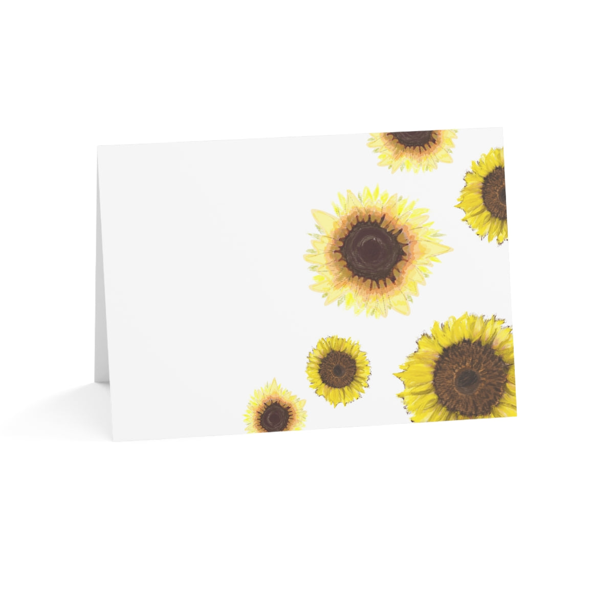 Sunflowers Folded Greeting Card