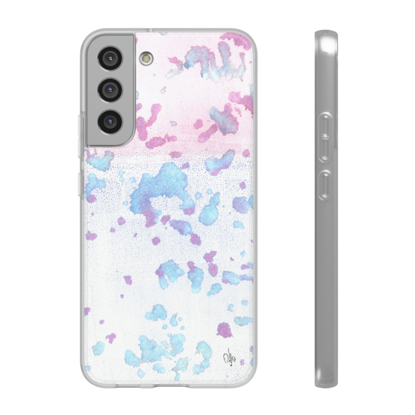 iPhone and Samsung Galaxy Flexi Phone Case Mineral Splashes - Alja Design