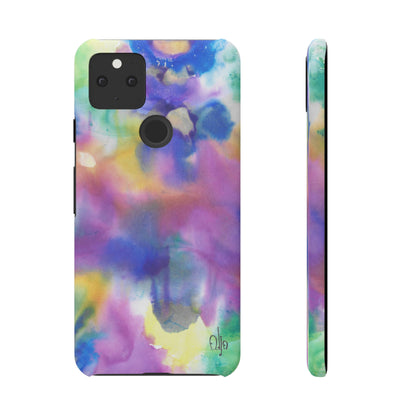 iPhone Samsung Galaxy Pixel5G Snap Case Phone Case Euphoric Colors