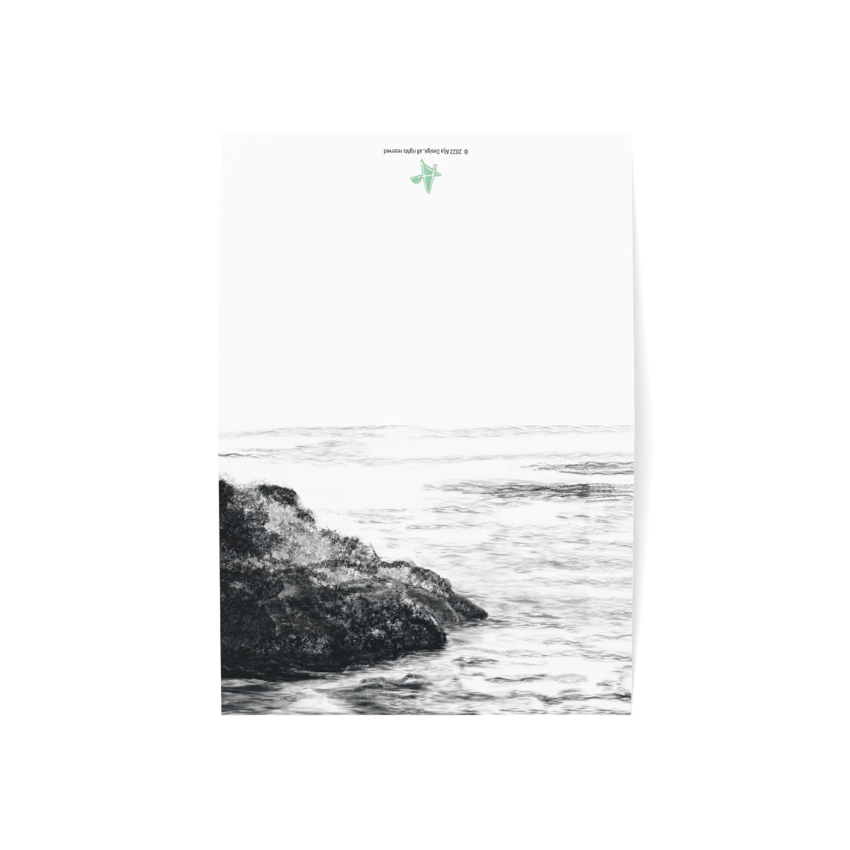 Neap Tide Folded Greeting Card