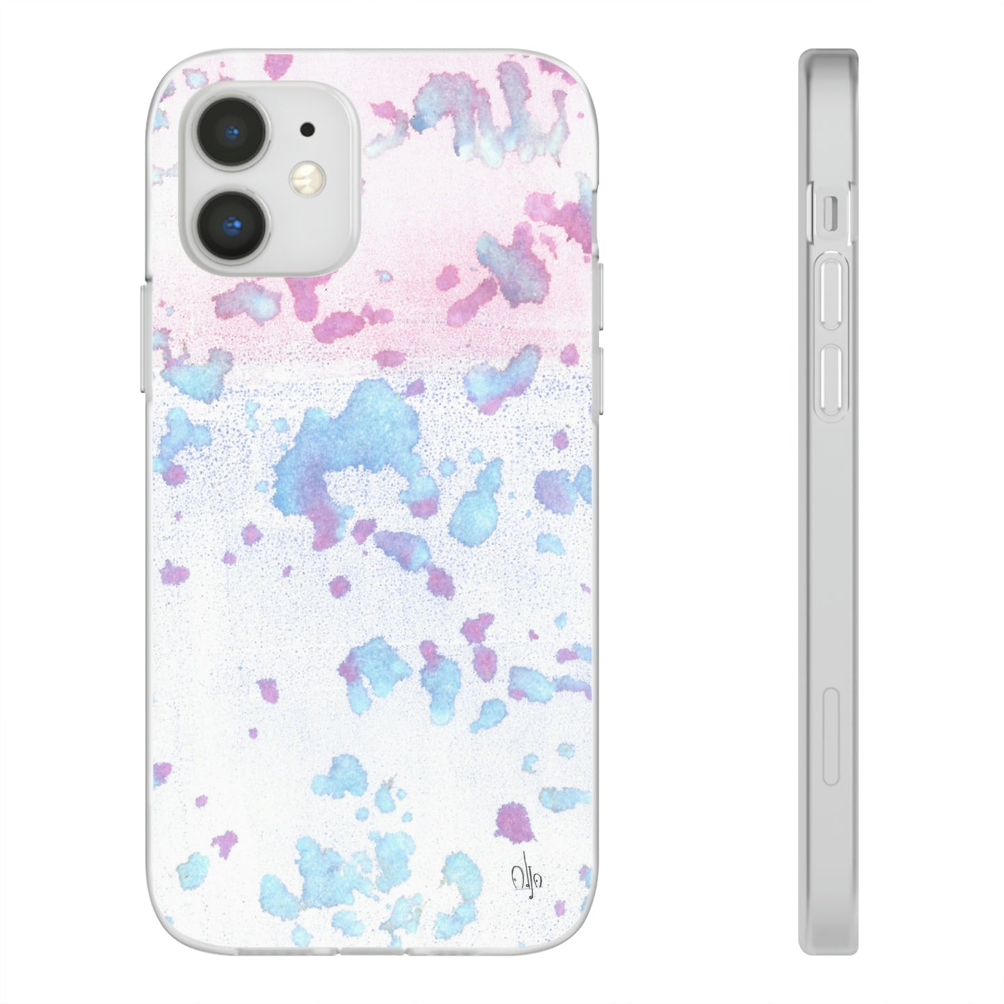 iPhone and Samsung Galaxy Flexi Phone Case Mineral Splashes - Alja Design