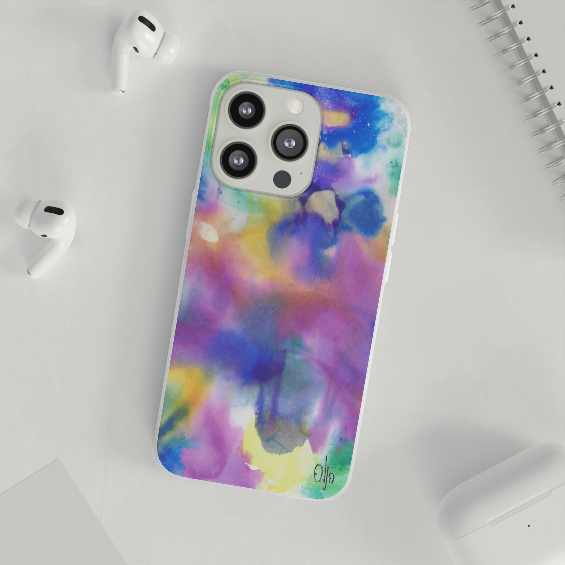 iPhone and Samsung Galaxy Flexi Phone Case Euphoric Colors - Alja Design