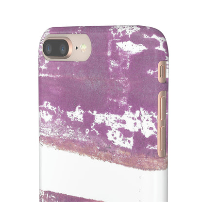 iPhone Samsung Galaxy Pixel5G Snap Case Phone Case Purple Horizon