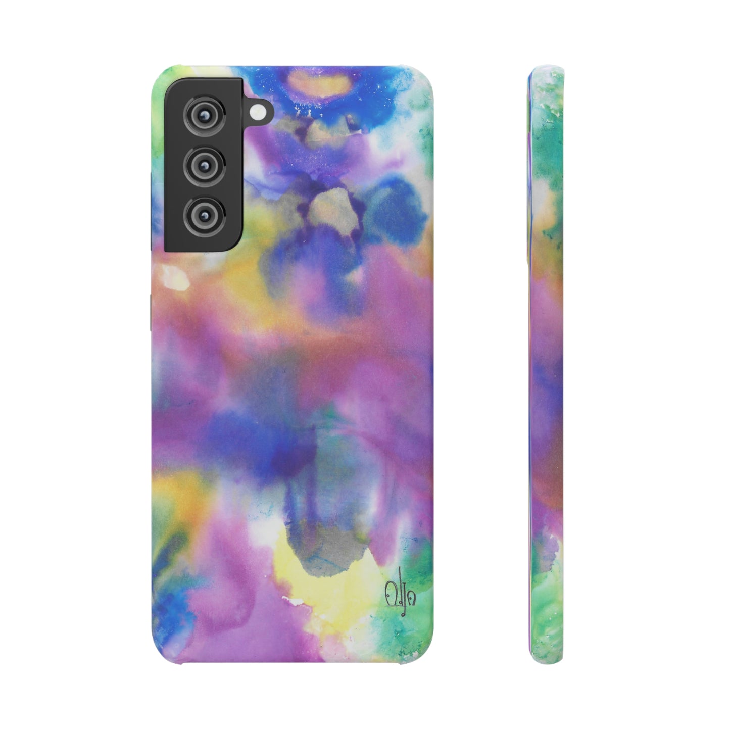 iPhone Samsung Galaxy Pixel5G Snap Case Phone Case Euphoric Colors