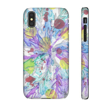 iPhone Samsung Galaxy Pixel5G Snap Case Phone Case Winter Colors