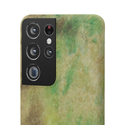 iPhone Samsung Galaxy Pixel5G Snap Case Phone Case Green Marble