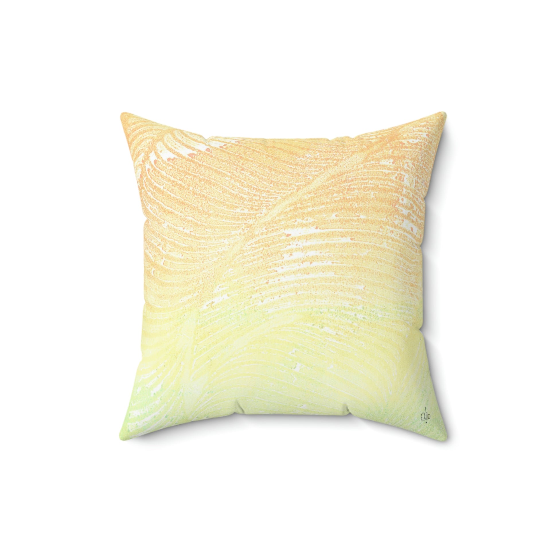 Tropical Waves Square Pillow - Alja Design