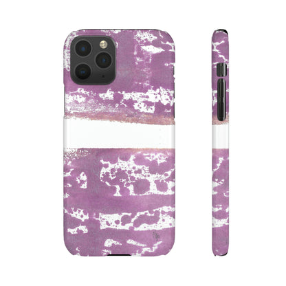 iPhone Samsung Galaxy Pixel5G Snap Case Phone Case Purple Horizon