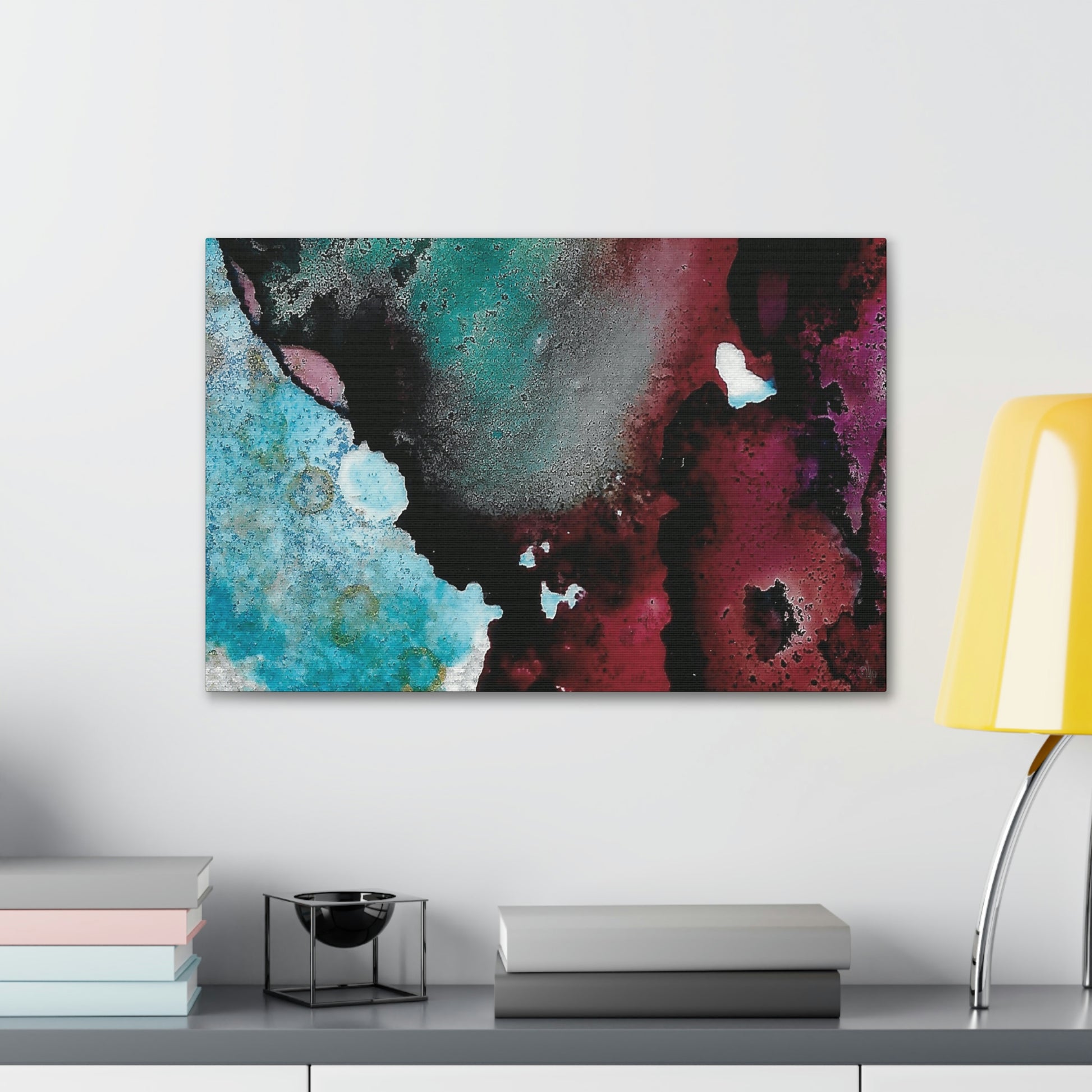 Inner Space 6 Canvas Print - Alja Design