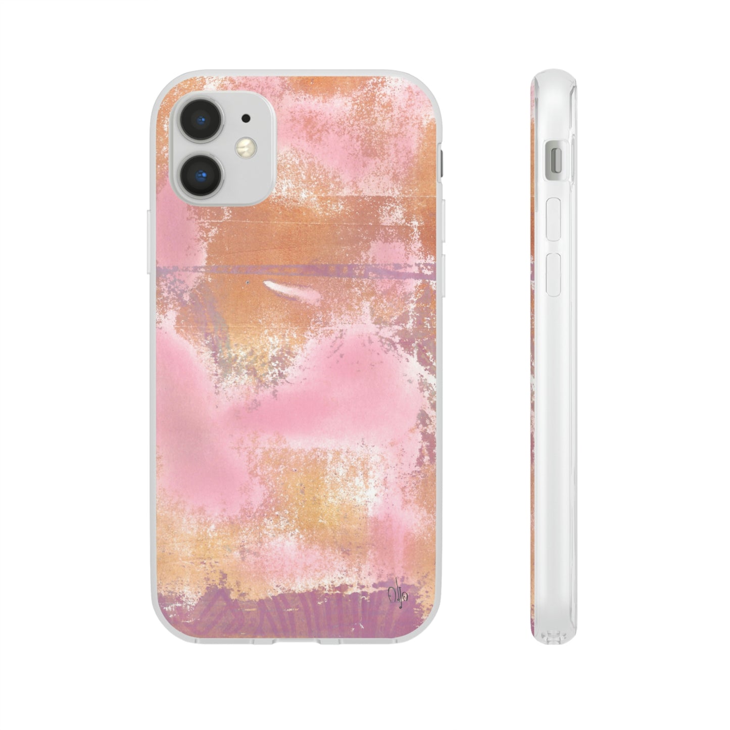 iPhone and Samsung Galaxy Flexi Phone Case Passionate Pink - Alja Design