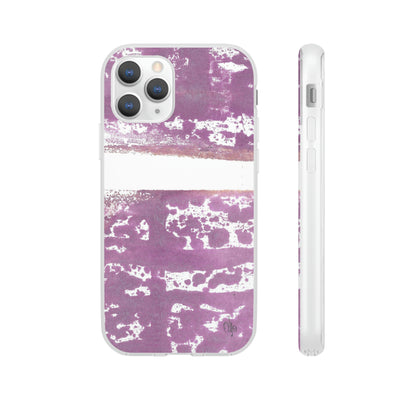 iPhone and Samsung Galaxy Flexi Phone Case Purple Horizon - Alja Design