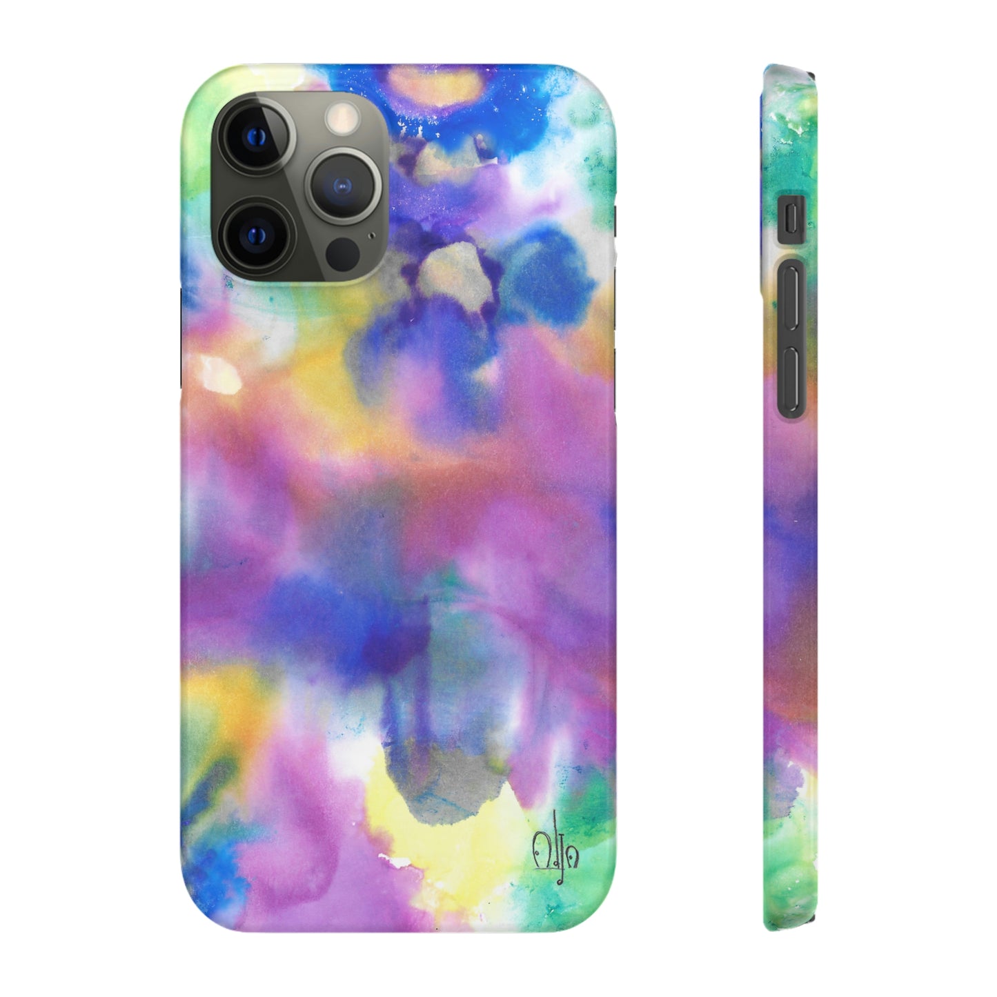 iPhone Samsung Galaxy Pixel5G Snap Case Phone Case Euphoric Colors