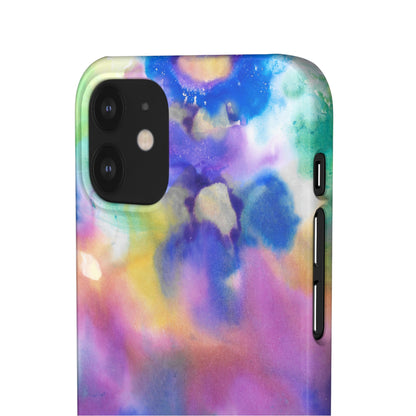 iPhone Samsung Galaxy Pixel5G Snap Case Phone Case Euphoric Colors