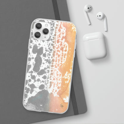 iPhone and Samsung Galaxy Flexi Phone Case Lava Waterfall - Alja Design