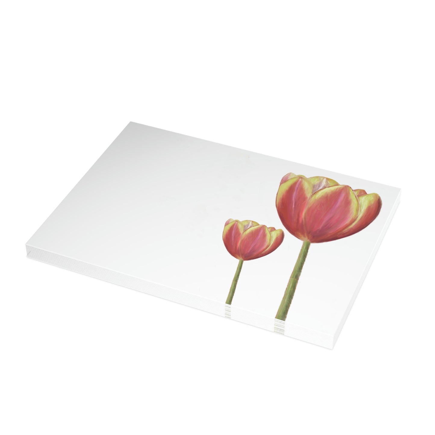 Tulips Folded Greeting Card