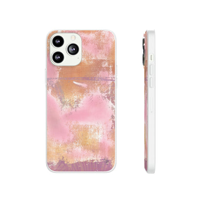 iPhone and Samsung Galaxy Flexi Phone Case Passionate Pink - Alja Design