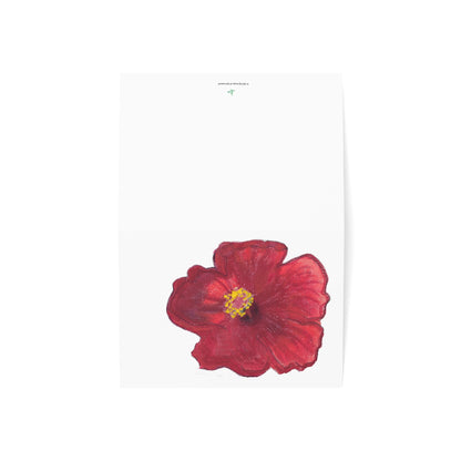 Hibiscus Folded Greeting Card